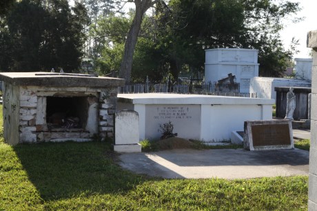 An abandoned and empty tomb