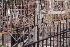 Gates and Graves in Mandeville, LA Cemetary