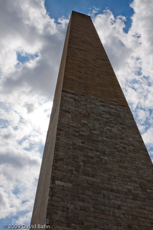 A different view of the Washington Monument in Washington DC