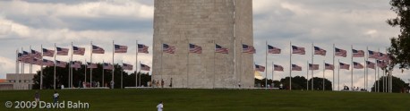 American Flags at the Washington Monument - Washington, DC
