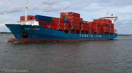 Container Ship with Cargo