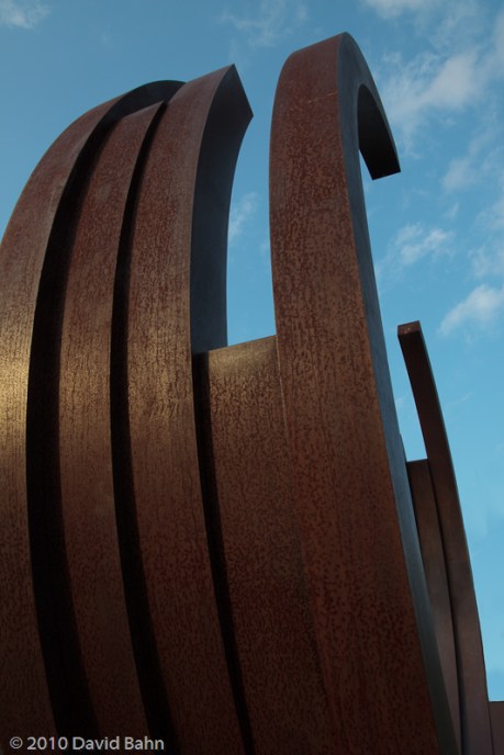 "Benar Venet Sculpture" © 2010 David Bahn