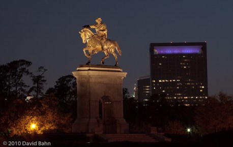 "Sam Houston Monument in Late Evening" © 2010 David Bahn