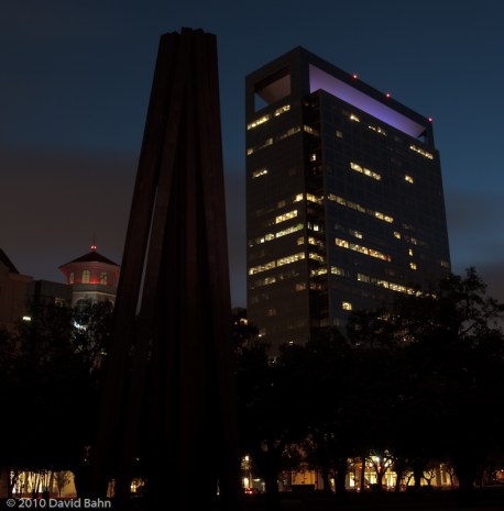 Bernar Venet Sculpture at Hermann Park - © 2010 David Bahn