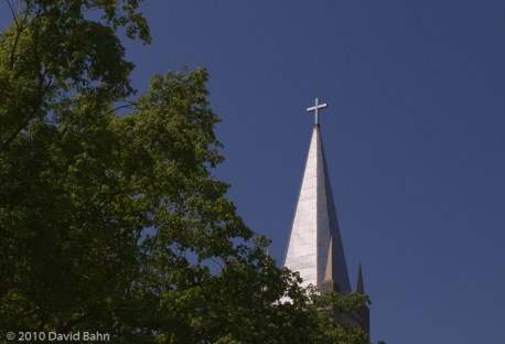 "Steeple of Immanuel Lutheran Church, Tilsit, MO" © 2010  David Bahn