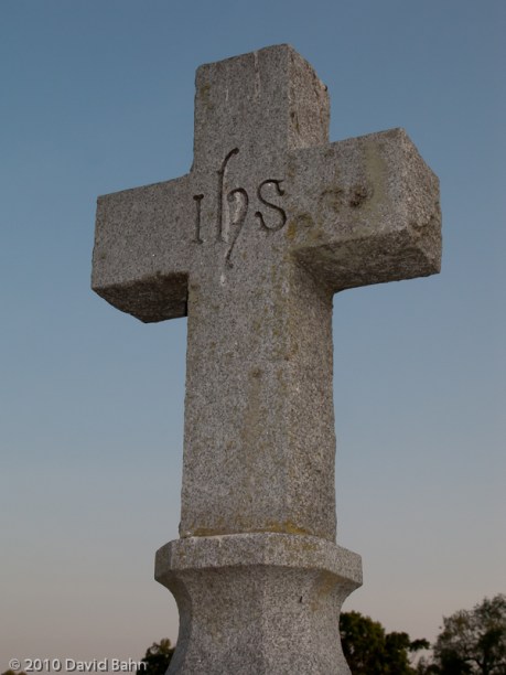 Cemetery Marker - IHS Cross