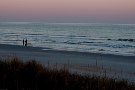 Evening Walk by the Sea