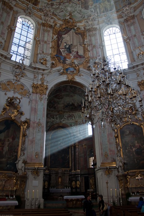 Light Beam in Ettal Monastery