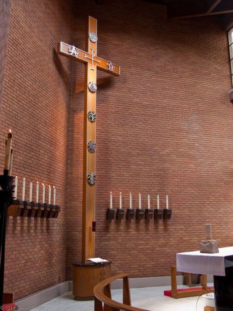 Cross at Atonement Lutheran Church, Florissant, Missouri
