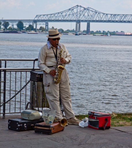 Jazzy Sax by the River
