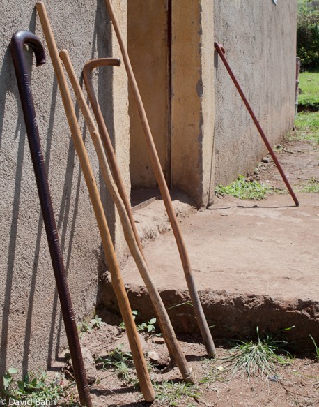 Canes Leaning on the Church Wall Canes Leaning on the Church Wall