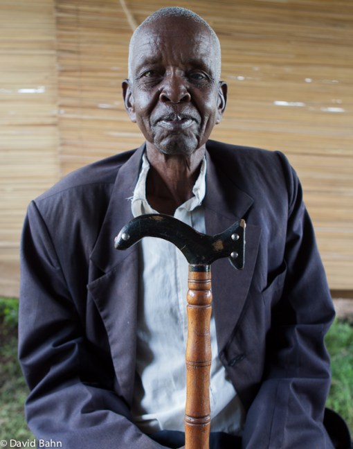 Kenyan Man with Cane