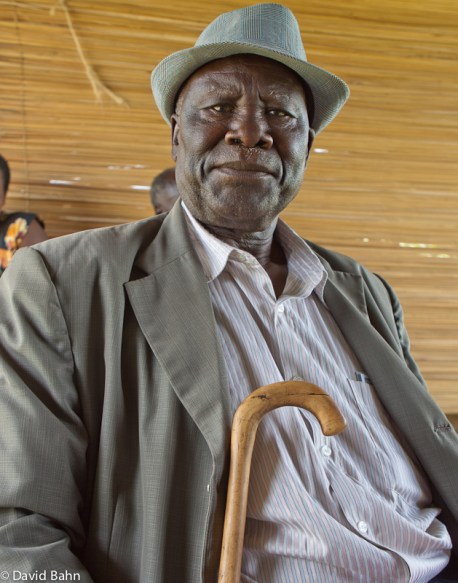 Kenyan Man with Cane