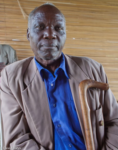 Kenyan Man with Cane