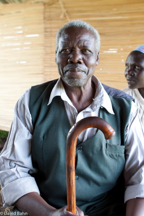 Kenyan Man with Cane