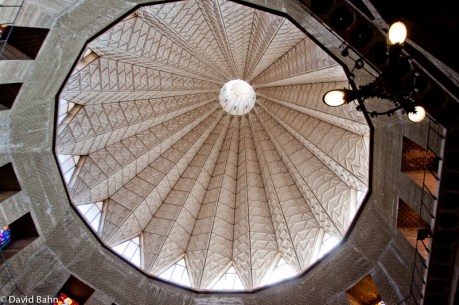 he modern Church of the Annunciation is topped with a uniquely-shaped concrete dome 55 meters high. Its shape is based on the Madonna lily, a symbol of the Virgin Mary.