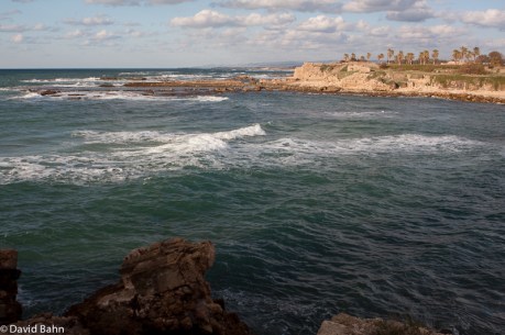 Caesarea - a mixture of old and new right on the Mediterranean Sea