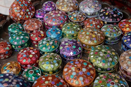 Gift items in the bazaar in the Old City Jerusalem