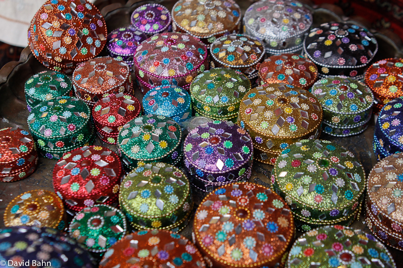 Gift items in the bazaar in the Old City Jerusalem