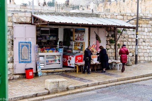 Sidewalk Shop in Jerusalem
