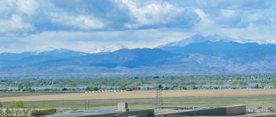 The Rocky Mountains from Loveland Hotel Room