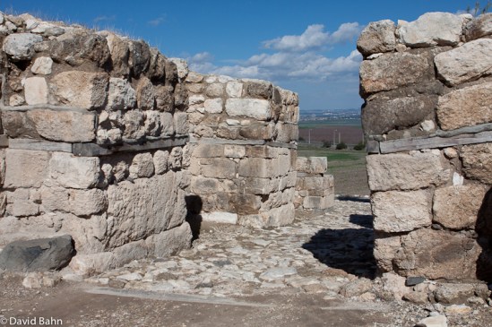 Walls of an ancient fortress in northern Israel