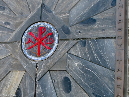 Chi-Rho with Alpha and Omega