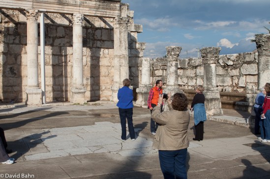 Late 4th century ruins of the synagogue at Capernaum
