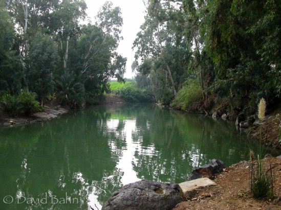 The Jordan River - the river in which Jesus was baptized