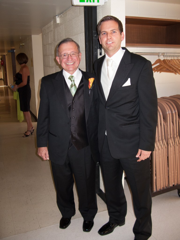 Bill with his son, Joe