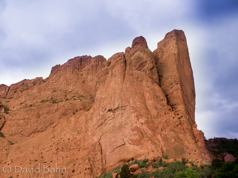 One of the "Big Rocks" of Garden of the Gods near Colorado Springs, Colorado