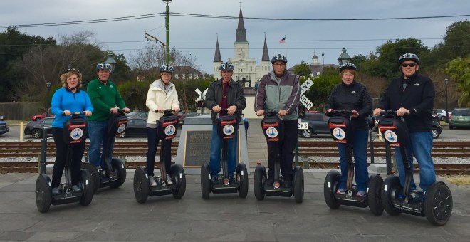 Our group on the New Orleans Segway tour