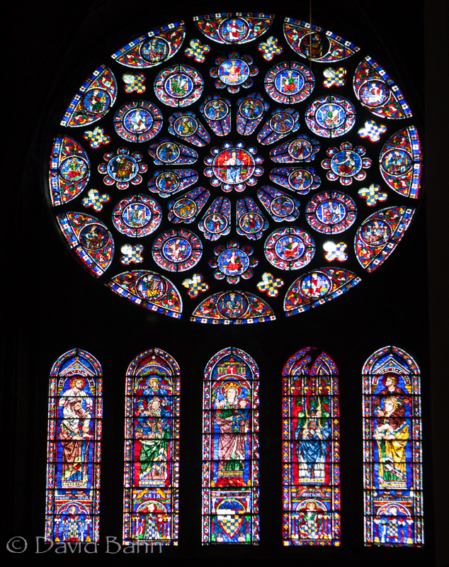 Chartres Cathedral Stained Glass Window