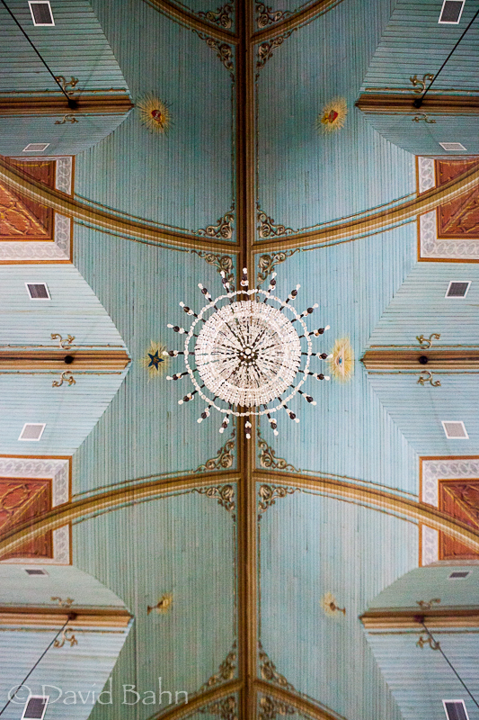 Painted Church ceiling near Schulenburg, Texas