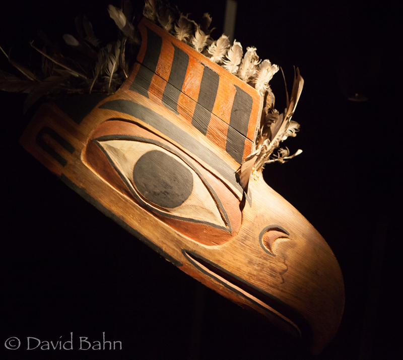 A mask from a First Nations tribe in Victoria, BC